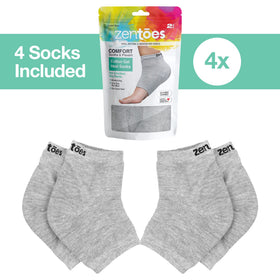 ZenToes socks in use while relaxing to show overnight hydration benefit