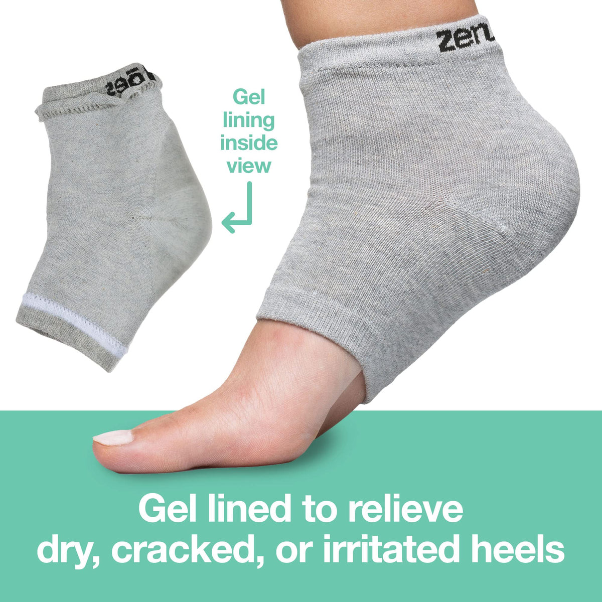 ZenToes open-toe design detail emphasizing breathability and comfortable fit