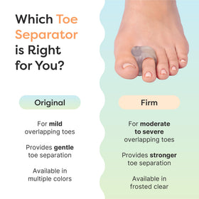ZenToes loop fitted on second toe showing stable placement advantage