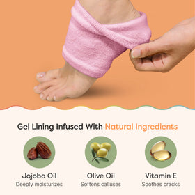 ZenToes worn by woman relaxing, illustrating at-home hydration