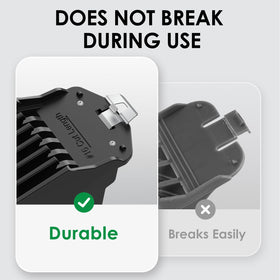 Zerika comb teeth close detail showing consistent spacing for even cutting