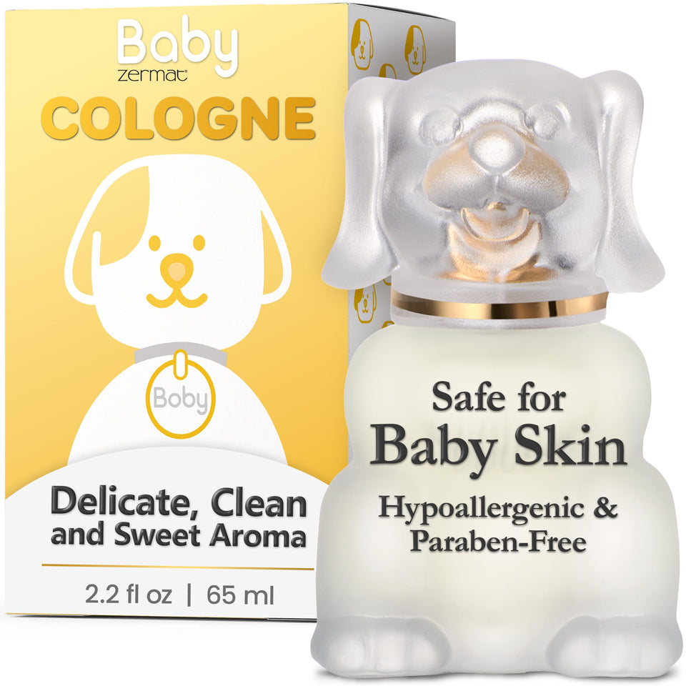 Zermat Boby front packaging showing gentle baby cologne and clean design