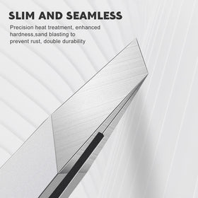 ZERNBER stainless-steel finish demonstrating corrosion resistance and easy cleaning