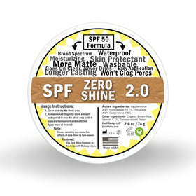 Zero Shine small jar front view showing compact design and label for easy travel
