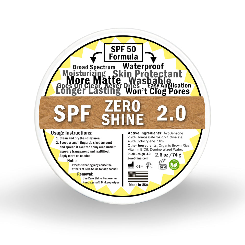 Zero Shine small jar front view showing compact design and label for easy travel