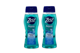 Zest front packaging showing two 18 oz bottles for convenient restocking