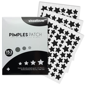 ZHAOLIESM front packaging showing 153 count and black star patches benefit discreet protection