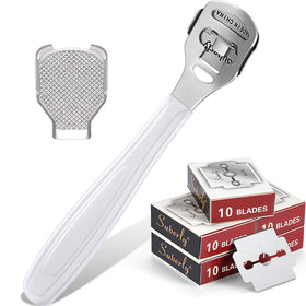 Zhehao front packaging showing full 52-piece callus shaver kit and convenience