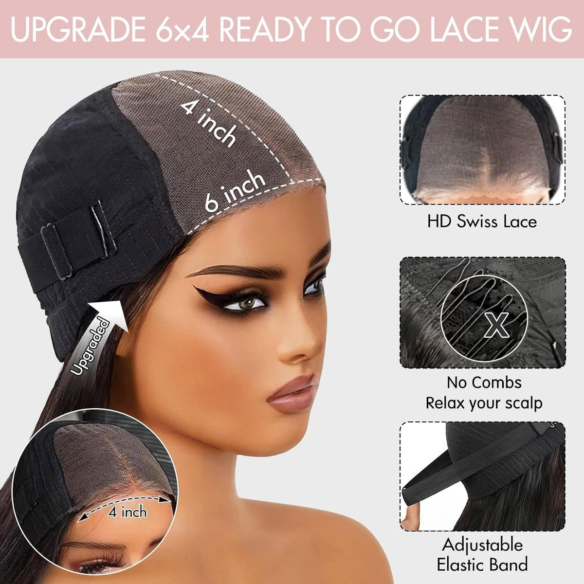 ZHENGON 3D dome cap interior showing breathable fit and comfortable wear benefit