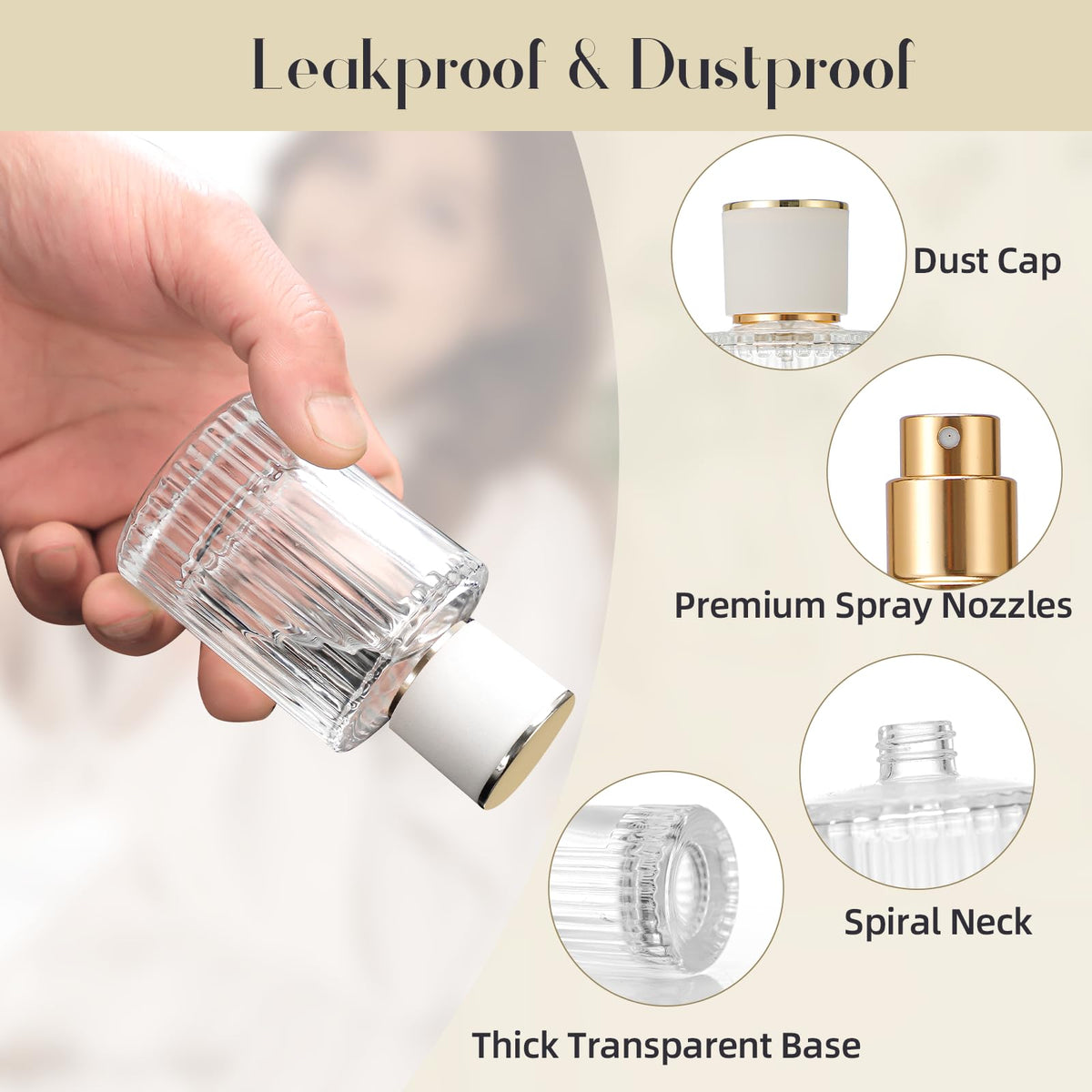 ZHENGYAOYANG white cap with mirror-polished finish that doubles as a compact styling accent