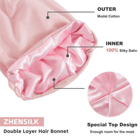 ZHENSILK adjustable elastic buckle showing secure, customizable fit