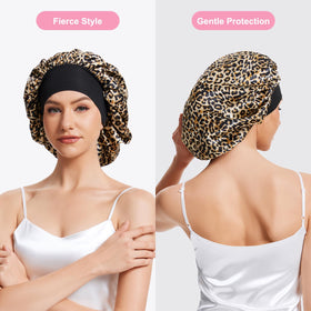 ZHENSILK bonnet elastic band detail offering secure overnight hold