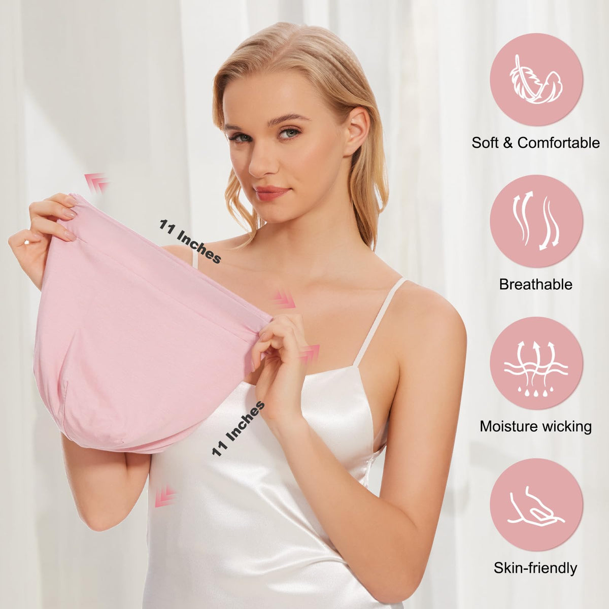ZHENSILK modal-cotton exterior detail highlighting breathable, soft fabric