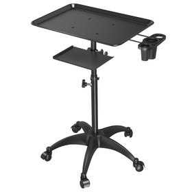 ZHOOGE front view of salon tray cart showing stable base and top for professional use