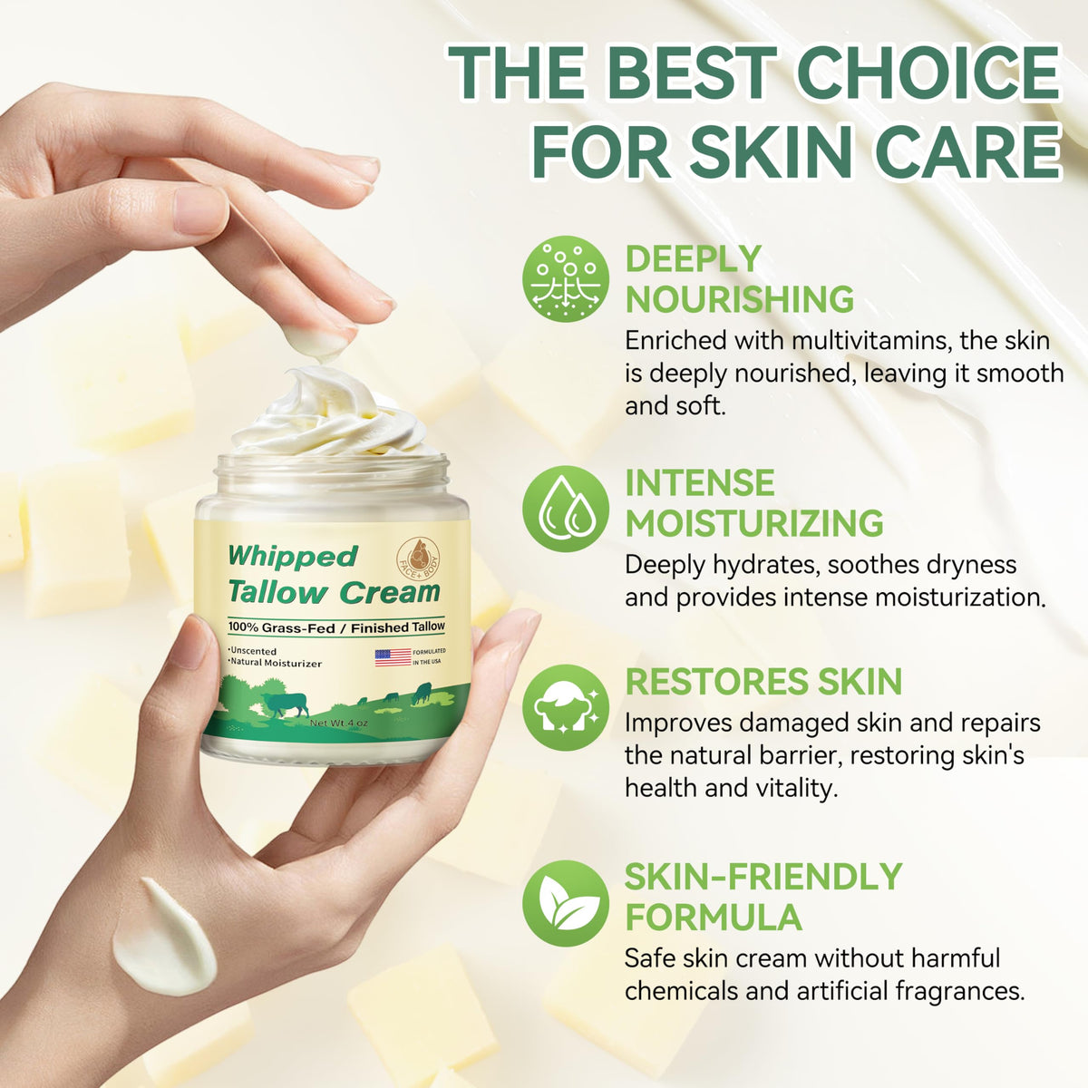 ZIIDII applied to hands showing quick absorption and hydration