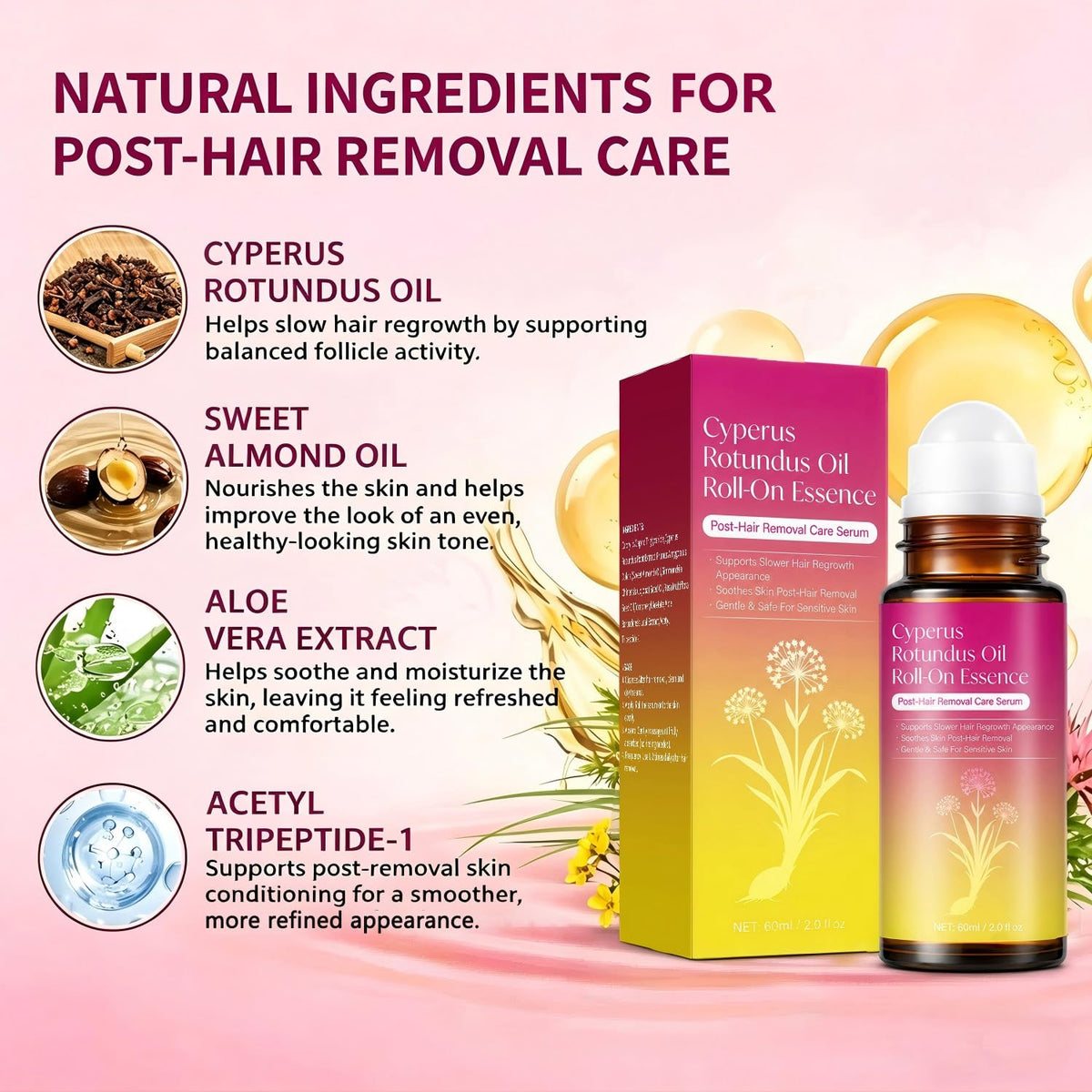 ZIIDII oil texture drop on skin demonstrating quick absorption