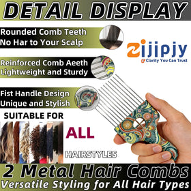 Zijipjy fist handle with waist-flower detail for secure grip and comfortable styling