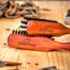 ZilberHaar bristle tips texture detail illustrating natural soft contact