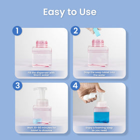 Zimwin foaming soap in bathroom setting, lifestyle view for home use convenience