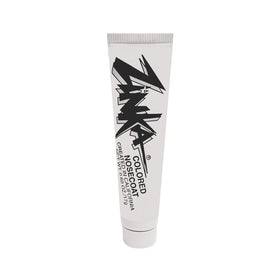 Zinka front packaging showing white stick and compact portability