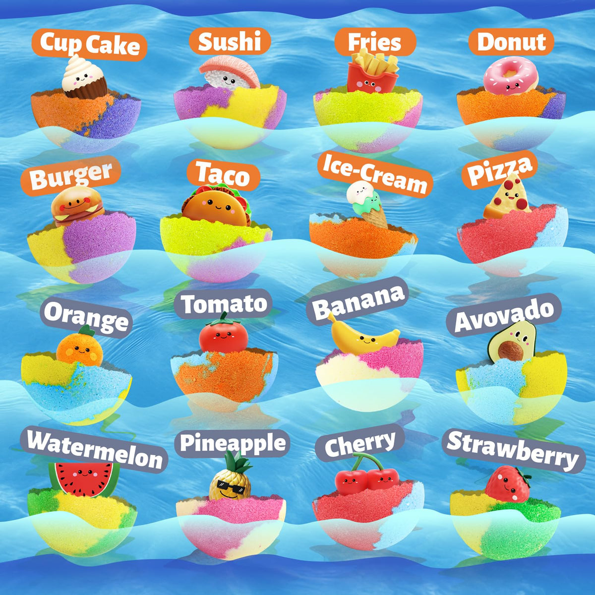 Zippytots close-up of bath bomb texture highlighting gentle, natural ingredients and smooth finish