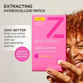 ZitSticka hydrocolloid texture close-up highlighting absorption performance