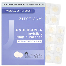 ZitSticka front packaging showing 36-count box and product benefit