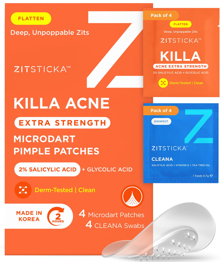 ZitSticka front pouch showing product name and benefits