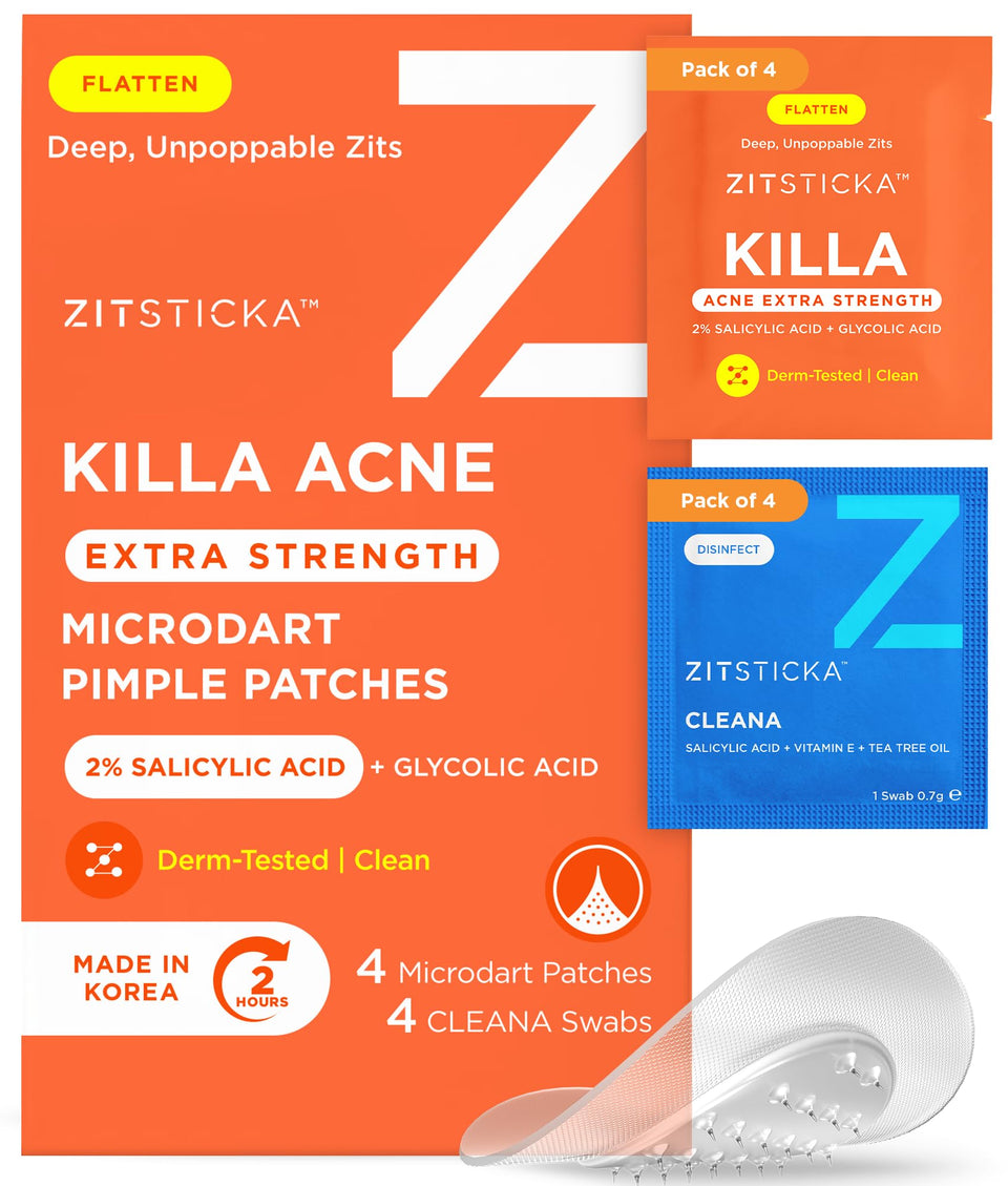 ZitSticka front pouch showing product name and benefits