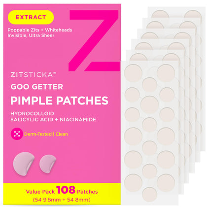 ZitSticka Goo Getter front packaging showing count and uses