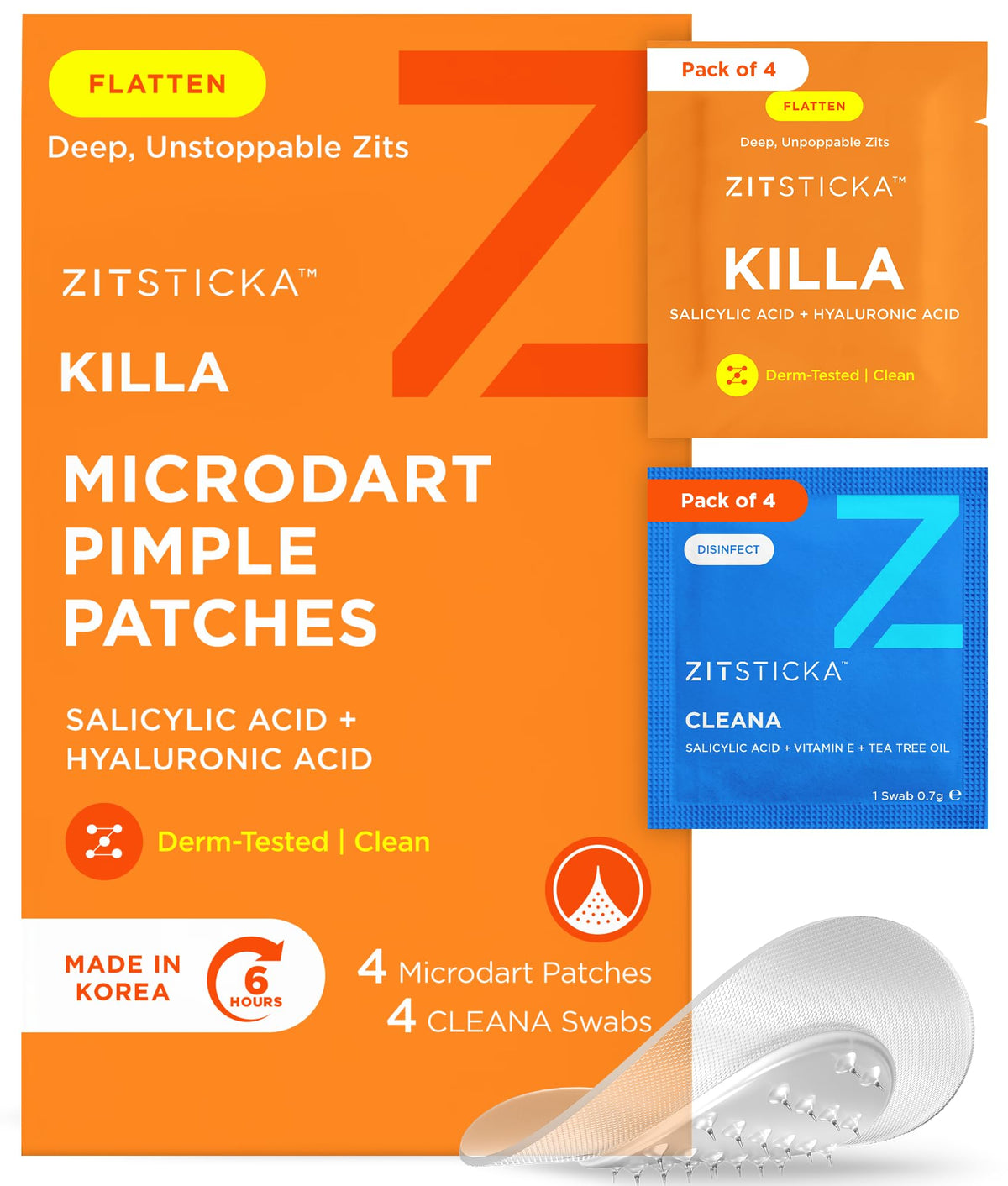 ZitSticka front packaging showing KILLA kit and brand clarity