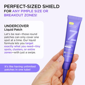 ZitSticka texture swatch on hand illustrating smooth, flexible finish