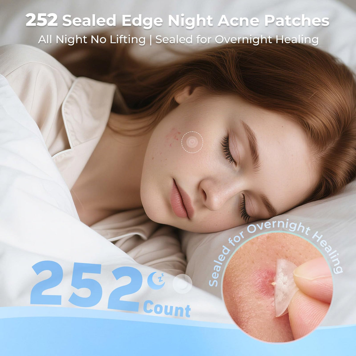 ZITZIP four sizes displayed to choose correct patch for blemishes