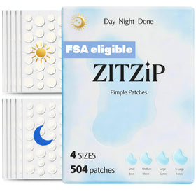 ZITZIP front packaging showing full 504-count bulk kit and benefits