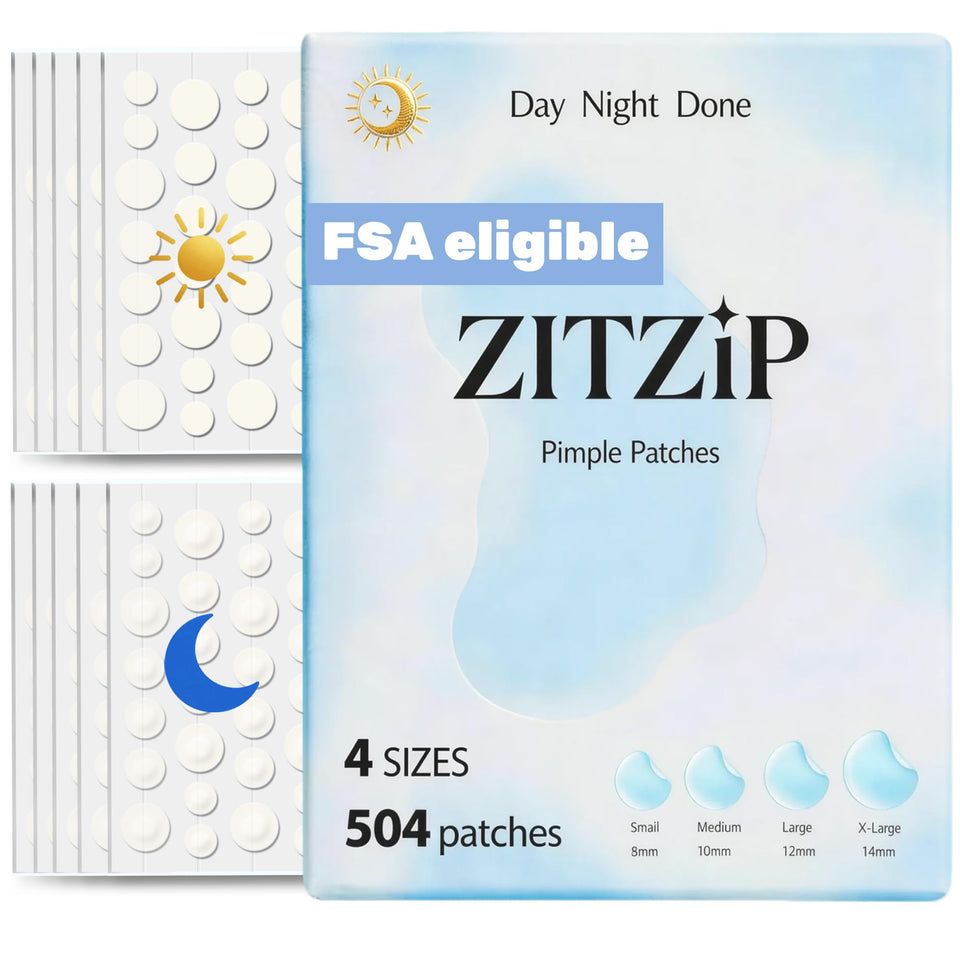 ZITZIP front packaging showing full 504-count bulk kit and benefits