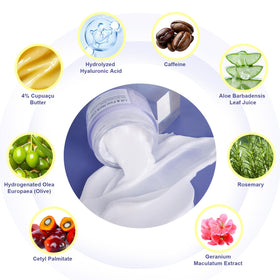ZIXAOK jar open revealing creamy formula and hygienic container for daily use