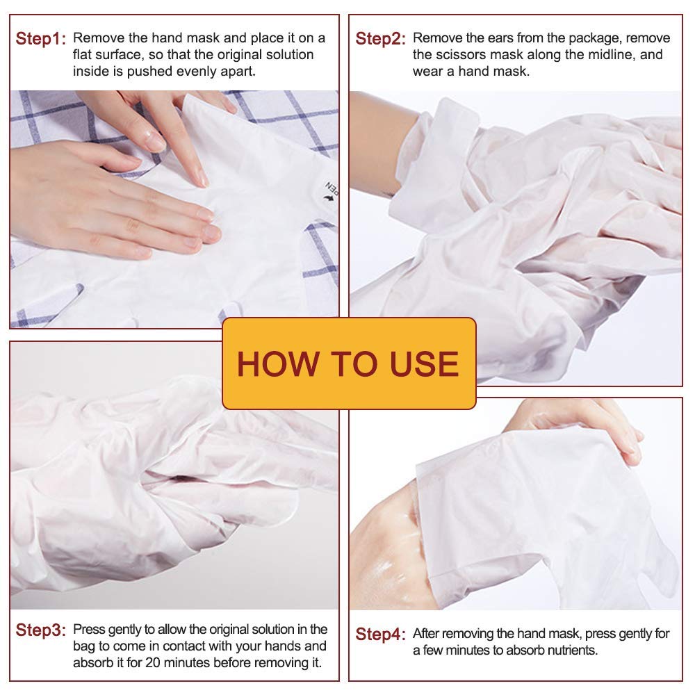 ZIXAOK gloves worn overnight on nightstand for extended hydration