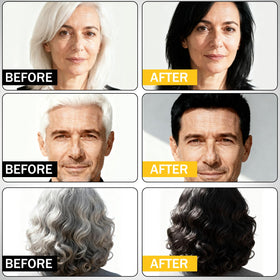 ZIXSIRP lifestyle image of woman with shiny black hair after coloring