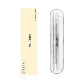ZIZZON close-up of stainless-steel blade texture for long-lasting sharpness
