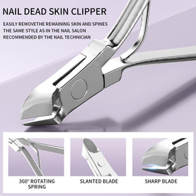 ZIZZON cuticle nipper detail highlighting durable stainless-steel strength