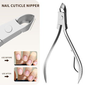 ZIZZON cuticle trimmer detail showing clean tip for neat nail bed maintenance