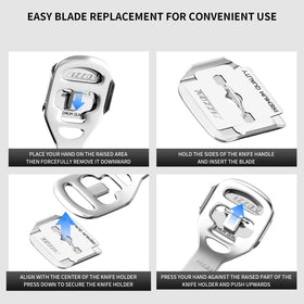 ZIZZON handle ergonomic grip detail improving control and comfort