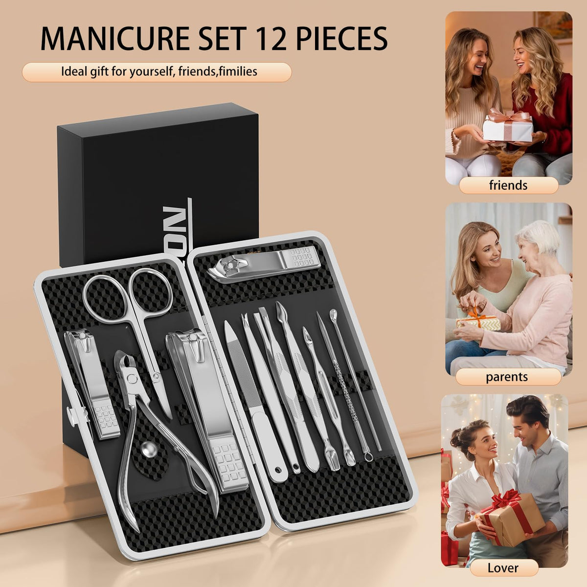 ZIZZON kit staged on a bathroom vanity illustrating professional grooming at home