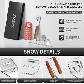 ZIZZON removable head demonstration for easy blade replacement and maintenance
