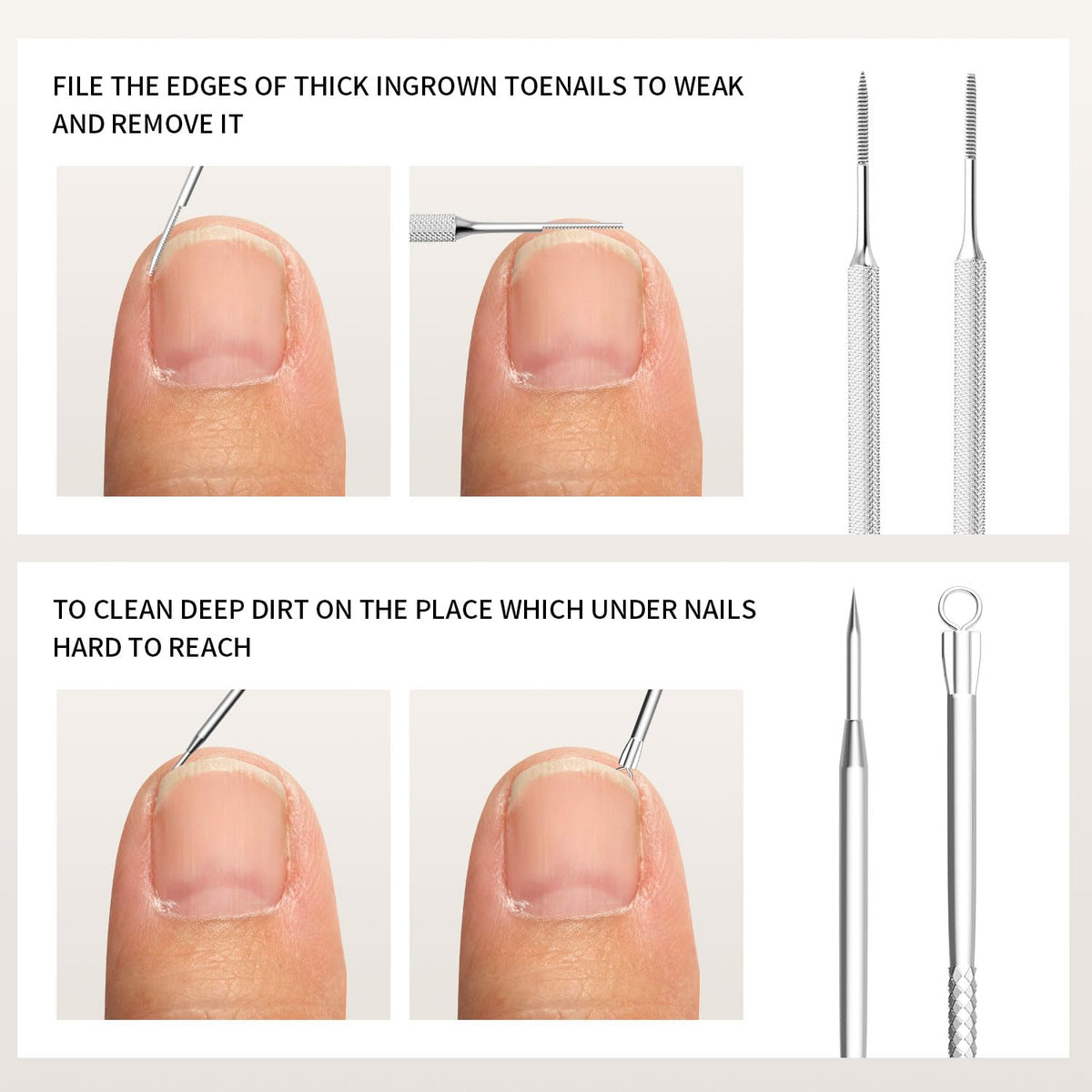 ZIZZON tool held in hand showing scale and precise control for careful use