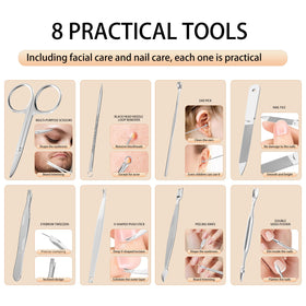 ZIZZON tools being used for a manicure showing control and neat grooming results