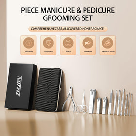ZIZZON travel kit inside a purse to show compact size and on-the-go convenience