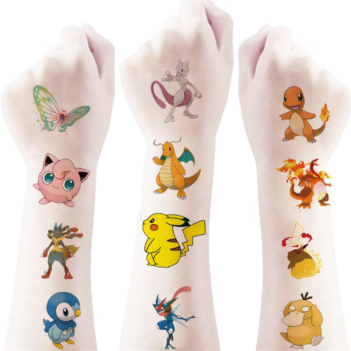 ZJJEJFST temporary tattoos arranged as party favors showing gift-ready appeal