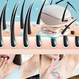 Zjyufy LED light detail illuminating fine hairs for precision shaving benefit