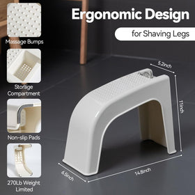ZLMHYYM close-up of textured top for secure grip and safer leg shaving